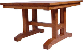 Trestle Mission dining table