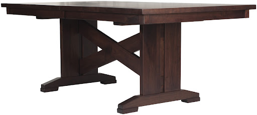 80" x 42" Santego Table in Smoky Walnut