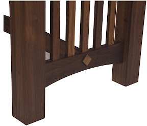 70 x 42 Albany Mission Dining Table in Oil & Wax, Custom Select Walnut