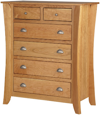 Kyoto Dresser in Oil & Wax Cherry, Custom Hardware