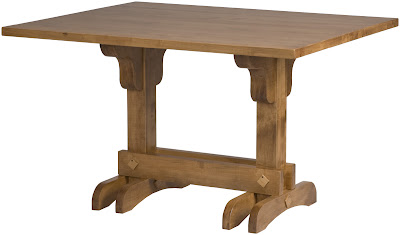 50 x 40 Mayfair Kitchen Table in Custom Hard Maple