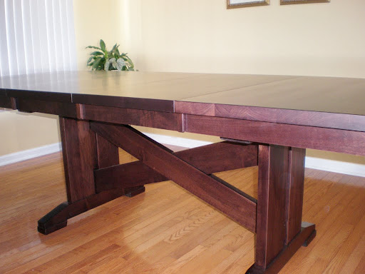80" x 42" Santego Table in Smoky Walnut