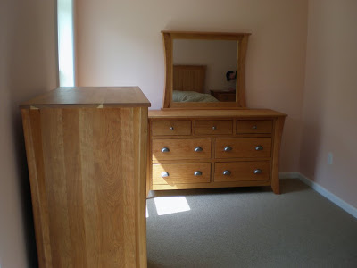 Kyoto Dresser in Natural Cherry, with added Tri-View Mirror