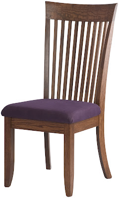 Lancaster Dining Chair with Custom Fabric Seats