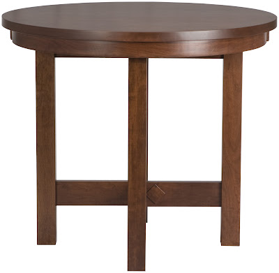 42 Inch Diameter Barcelona Table in Chocolate Cherry