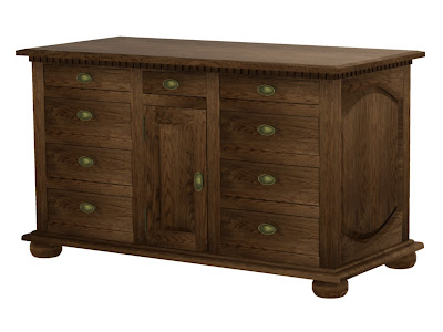 Valencia Dresser in Simulated Blackened Oak