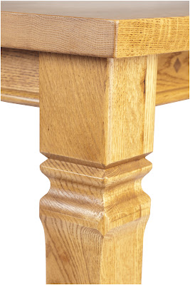 Corsica Dining Table in Honey Oak