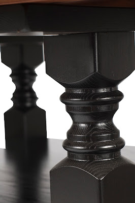 Giordano Kitchen Table in Autumn and Midnight Oak