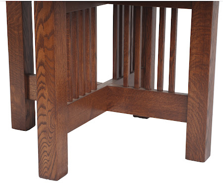 54" Diameter Vail Style Table in Mahogany Oak