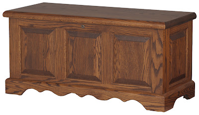 Hope Chest Shown in Autumn Oak