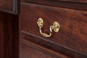 York Executive Desk in Modern Cherry