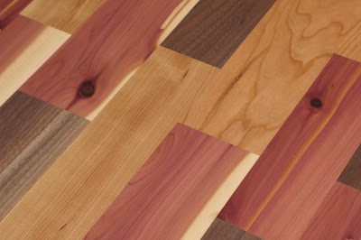 42 x 43 Pennsylvania Kitchen Table in Custom Walnut, Cherry and Cedar