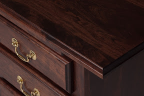 York Executive Desk in Modern Cherry
