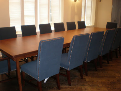 120 x 48 Mission Table in Mahogany Quarter Sawn Oak