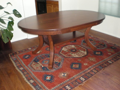 Montrose Dining Table in Chocolate Cherry