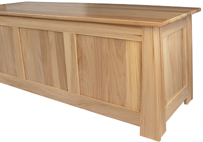 Teton Cedar Chest Shown in Natural Grey Elm
