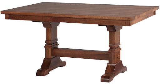 50" x 42" Table in Calico Hickory