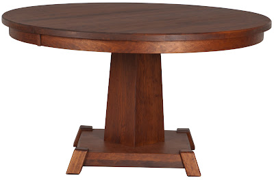 54" Diameter Turin Round Table in Antique Cherry