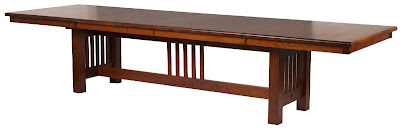 144 x 48 Mission Table in Antique Cherry