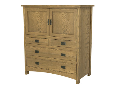 Dakota Armoire in Simulated Rustic Oak