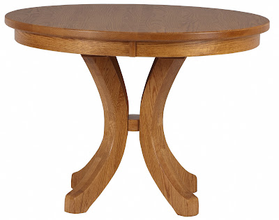 30" Diameter Montrose Round Table in Medium Oak