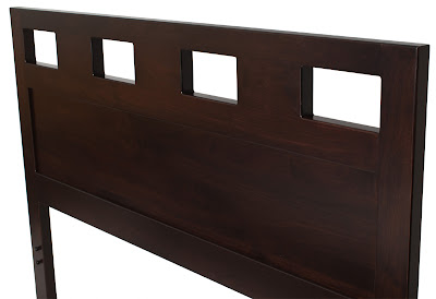 Dakota Bed Frame in Mocha Walnut