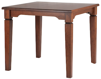 36" High Harvest Table in Vintage Cherry