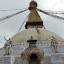  &ndash; front view of the boudha stupa