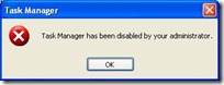Task Manager Disabled