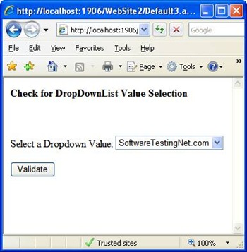 How to Check/Compaire/Validate DropDownList selection at client side in ASP.NET | CompareValidator