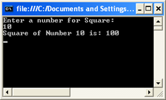 How to Calculate Square of a Number in C#