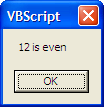 How to Check a Number is Even or Odd in QTP