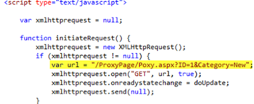 Request.querystring Javascript