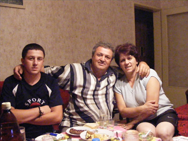 My host family, the Kamzholivis