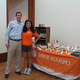 Liz with Jim Gerber, the GM of Bay Club Marin