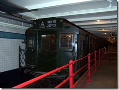 Tren expuesto en el Museo de Tránsito