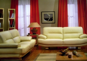 Salon en cuir cléopatre