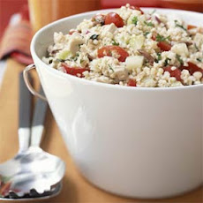 Greek Bulgur Salad with Chicken