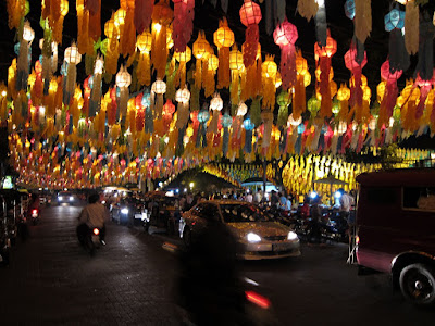 Decorations at the Three Kings Plaza