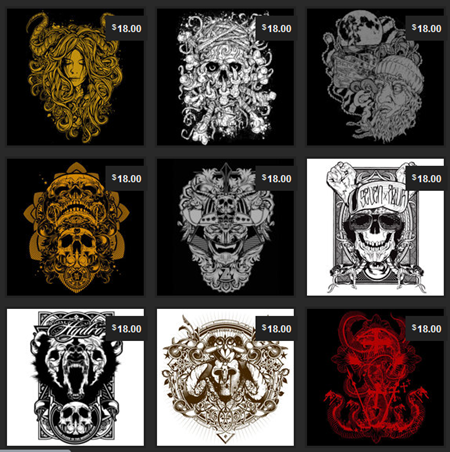 Back in Black t-shirt exhibit preview