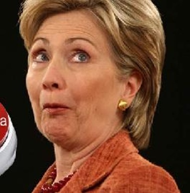 Hillary Clinton With Funny Face