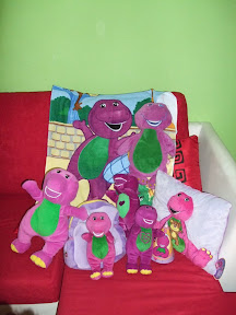 Barney shrine - shoes & clothes not included