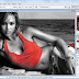 Select the duplicate layer and use the Eraser tool to remove colors