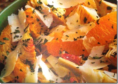 insalata arance e carciofi