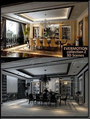 Evermotion Collection Scene – free 3d max download