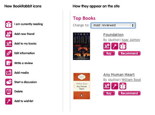BookRabbit icons