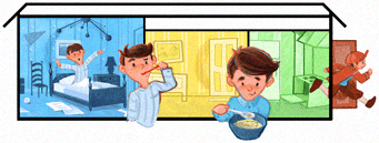 [Google Logo] วันเด็กแห่งชาติของญี่ปุ่น