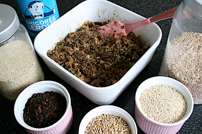 porridge avoine-quinoa-chicorée en grains, parfum banane