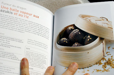 Protéines Vertes : Fureur du dragon, une balle vapeur aux azukis et au riz pigmenté
