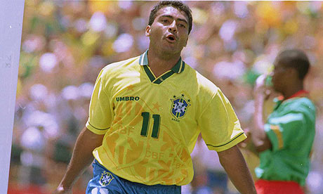 Romário pela Seleção em 94
